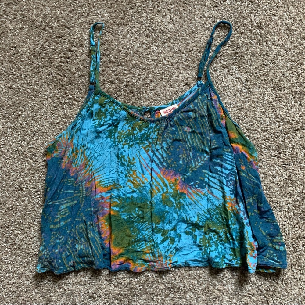 Mossimo Colorful Abstract Print Swing Cami